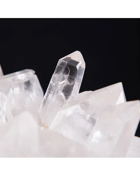Cristalli di quarzo naturale nuvoloso da 4 mm, distanziatori