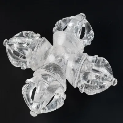 Vajra (Vishvavajra) in Quarzo