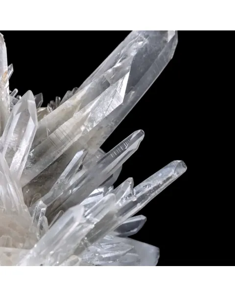 Cristalli di Quarzo Ialino e Striature Lemuriane –  Colombia