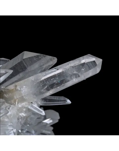 Cristalli di Quarzo Ialino e Striature Lemuriane –  Colombia