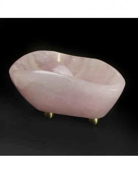 Portaoggetti in Quarzo Rosa