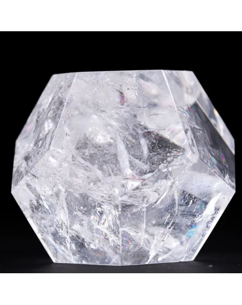 Dodecaedro in Quarzo: Geometria Sacra dell'Universo.