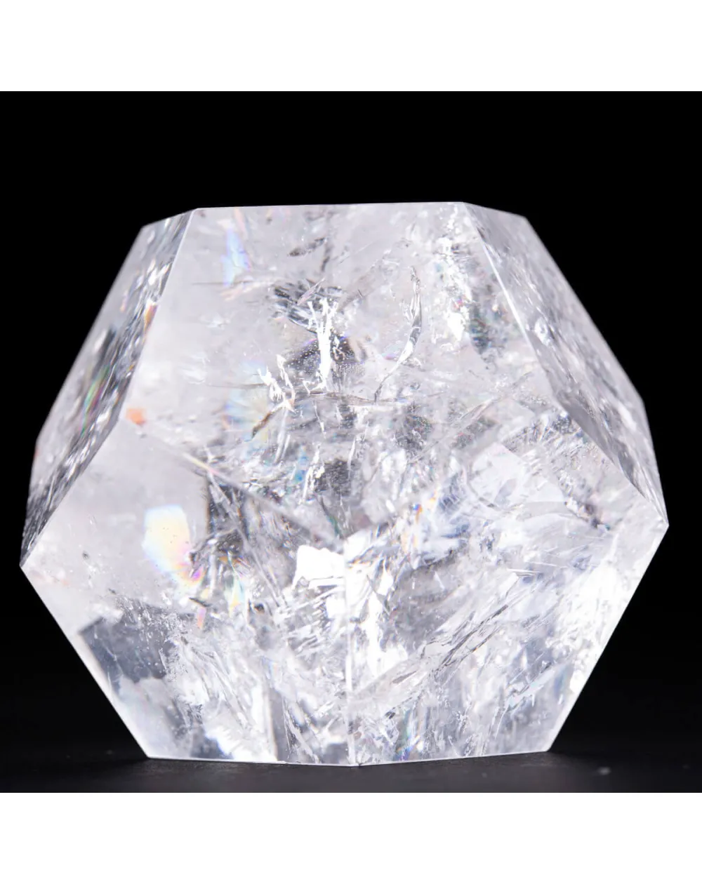 Dodecaedro in Quarzo: Geometria Sacra dell'Universo.