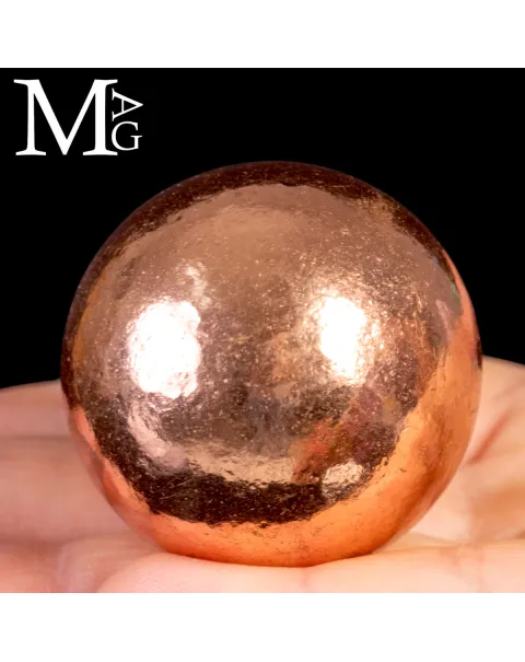Sfera Solida in Rame Nativo – Essenza Primordiale della Terra.