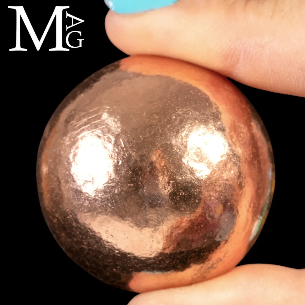 Sfera Solida in Rame Nativo – Essenza Primordiale della Terra.