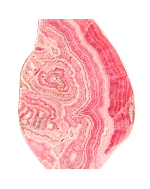Rodocrosite su base in marmo e ottone