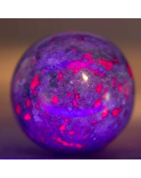 Sfera in Cianite con Rubini Naturali