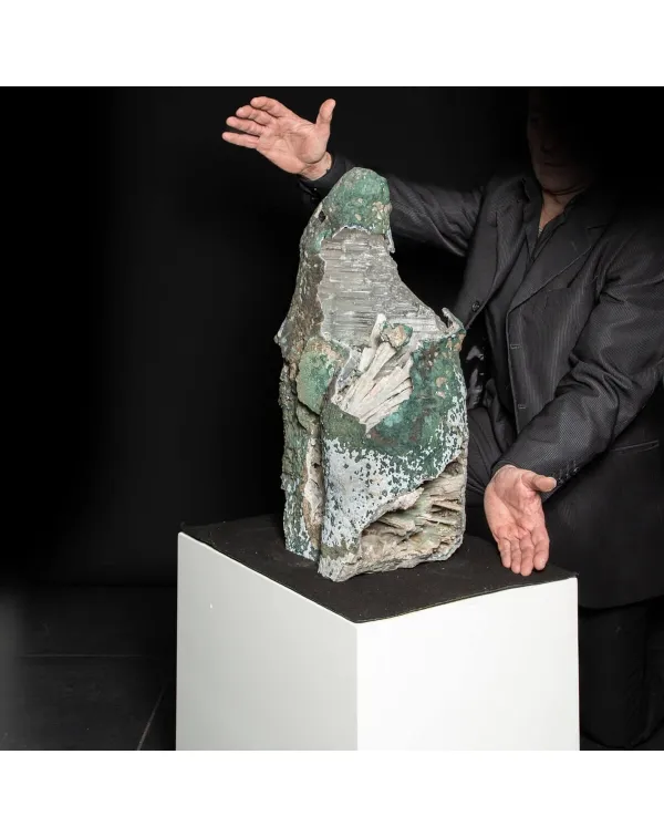 Grande Geode con Formazione di Selenite  e Anidrit...
