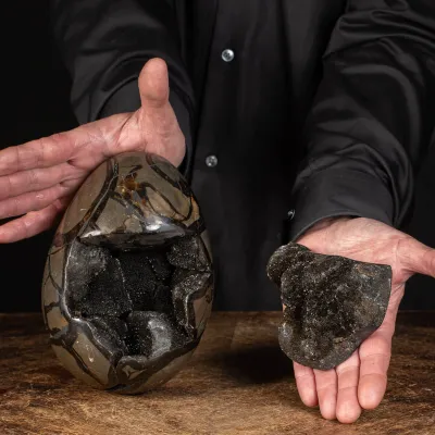 Uovo in Septaria con Geode