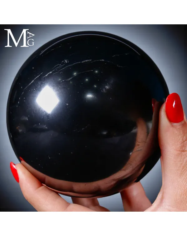 Sfera di Shungite Naturale – Energia primordiale...