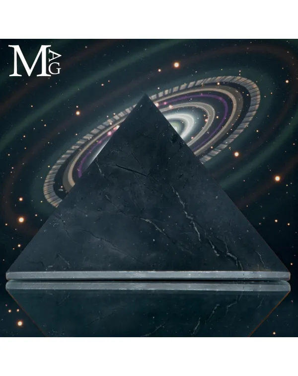 Piramide in Shungite - Asse del Nord - Geometria d...