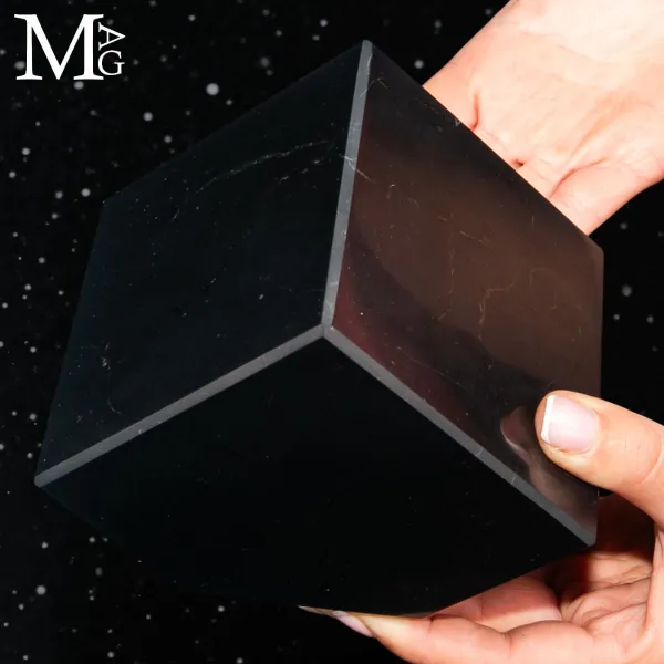 Cubo di Shungite Primordiale - Equilibrio Stabile