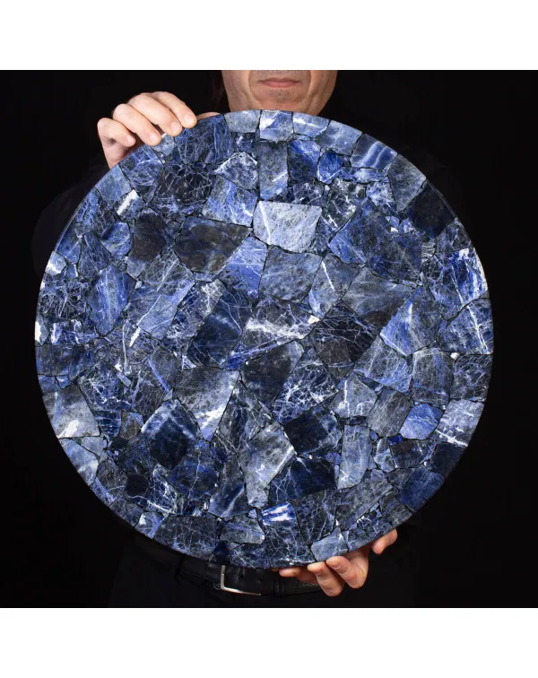 Top per Tavolo in Sodalite Mosaico.