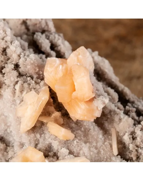 Stilbite su Quarzo