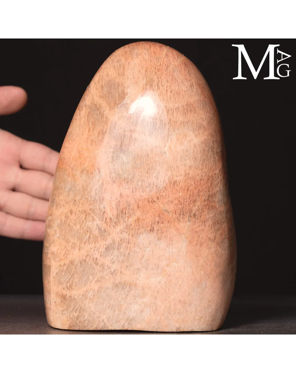 Pietra del Sole Rosa "Pink Sunstone" – Forma Libera