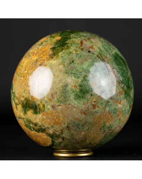 Sfera di Unakite Intagliata.