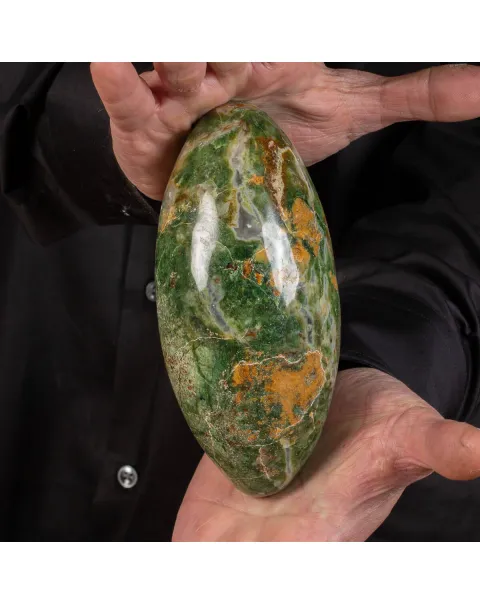 Unakite Shiva Lingam Healing Energy.