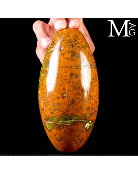 Shiva Lingam in Unakite – Madagascar
