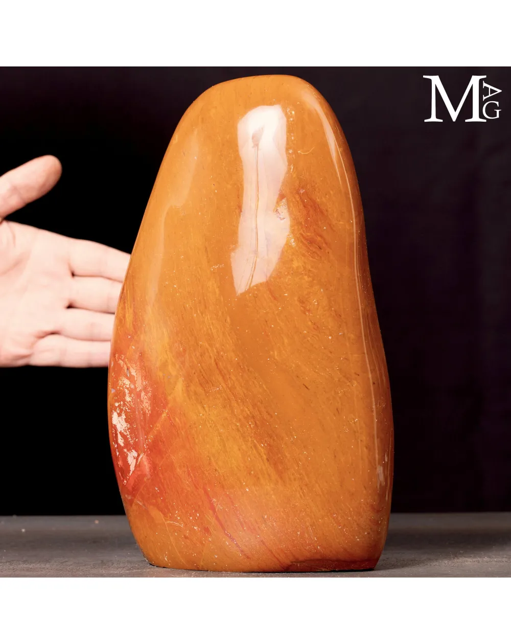 Diaspro Rosso del Madagascar – Scultura naturale ornamentale