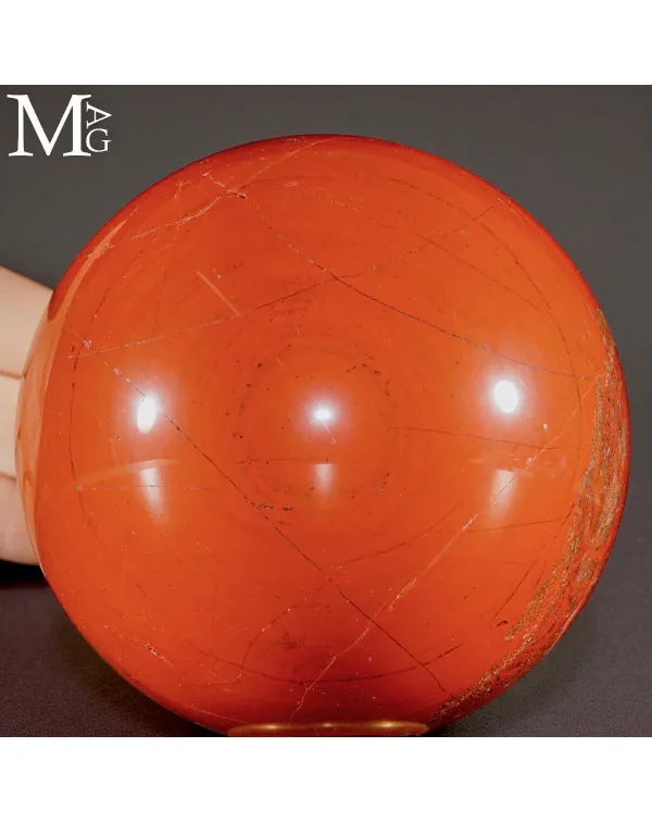 Sfera in diaspro Rosso – da collezione