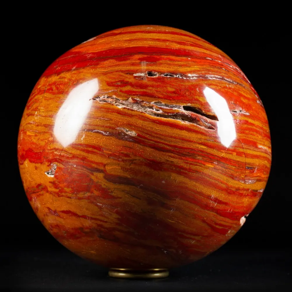 Sfera in Diaspro Rosso