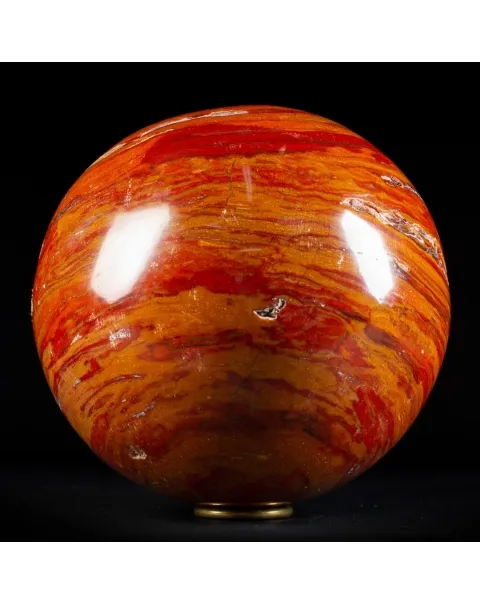 Sfera in Diaspro Rosso