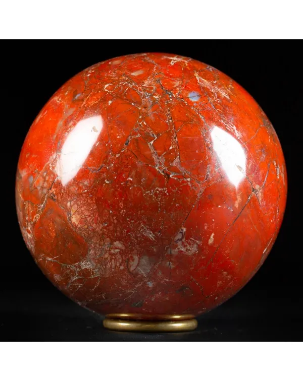 Sfera in Diaspro Rosso