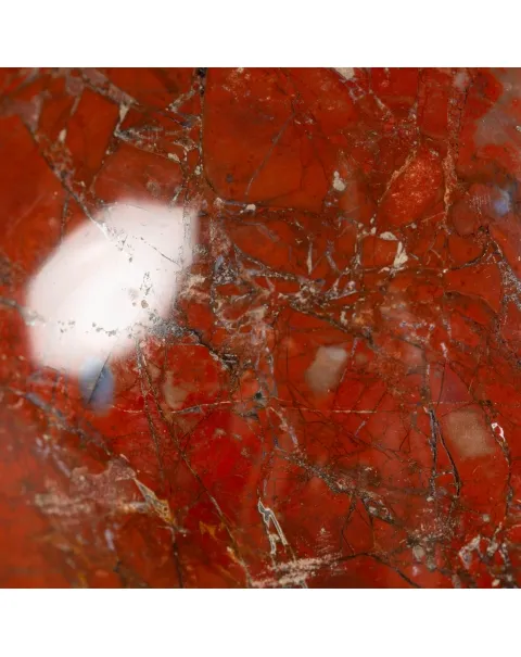 Sfera in Diaspro Rosso