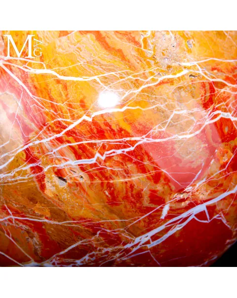 Sfera in Diaspro Rosso del Madagascar - 174 mm