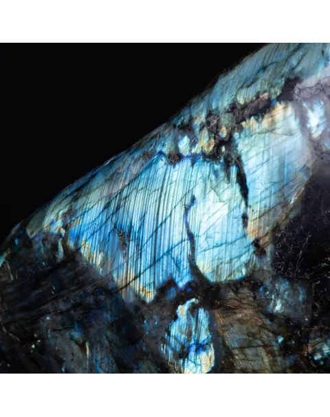 Pietra di Labradorite Unica per Design d'Interni.