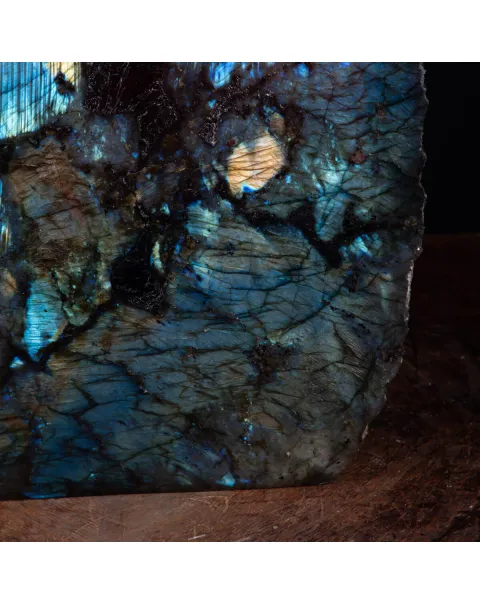 Pietra di Labradorite Unica per Design d'Interni.