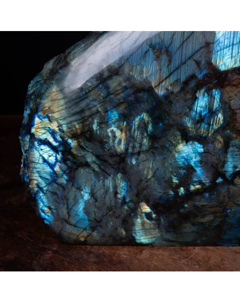 Pietra di Labradorite Unica per Design d'Interni.