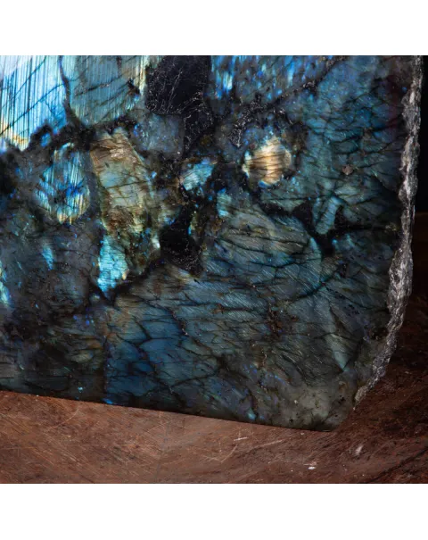 Pietra di Labradorite Unica per Design d'Interni.