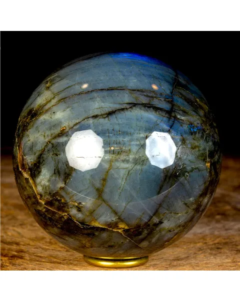 Sfera di Labradorite - Celestiale Portale della Notte.