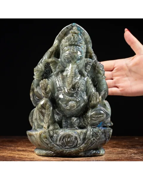 Statua Ganesh Labradorite (6280g)