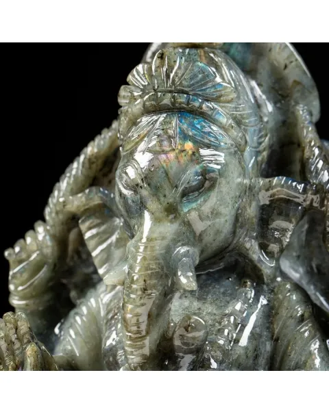 Statua Ganesh Labradorite (6280g)