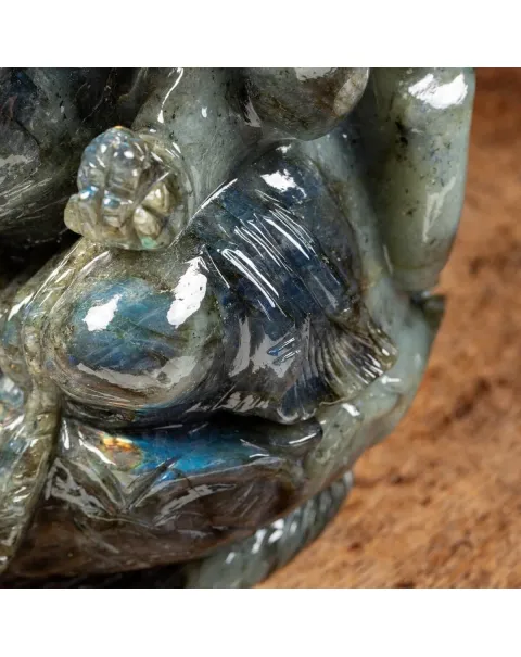 Statua Ganesh Labradorite (6280g)