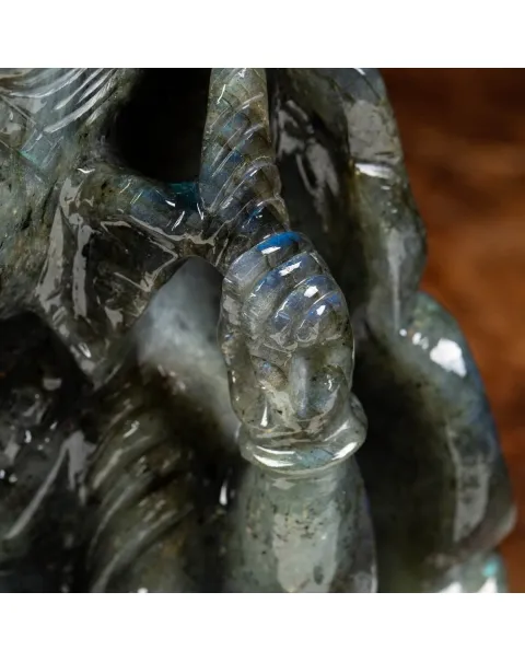 Statua Ganesh Labradorite (6280g)