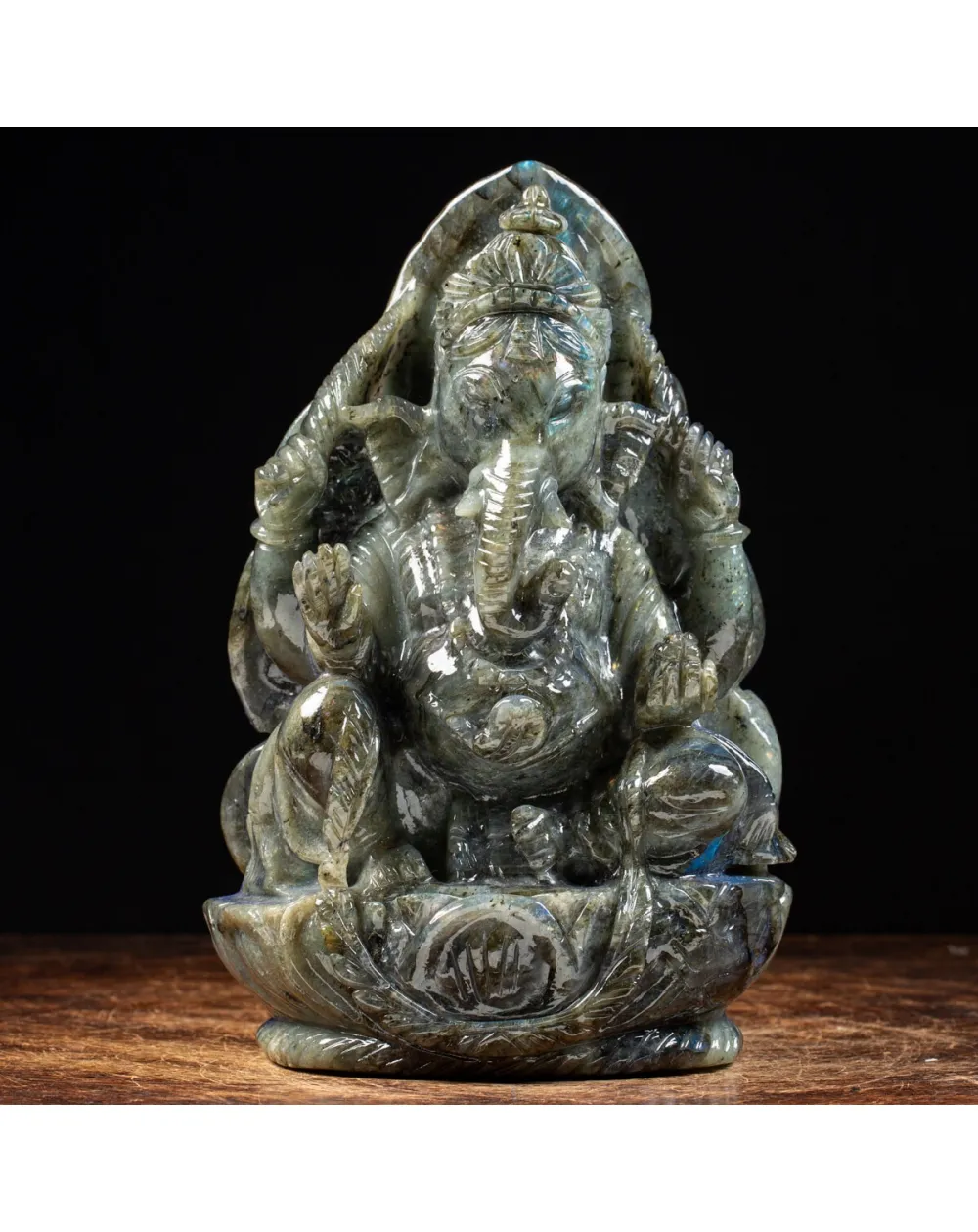 Statua Ganesh Labradorite (6280g)