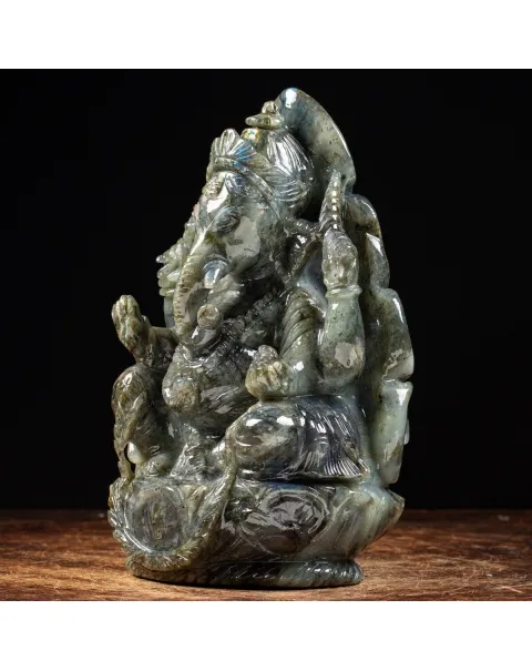 Statua Ganesh Labradorite (6280g)
