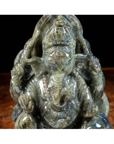 Statua Ganesh Labradorite (6280g)
