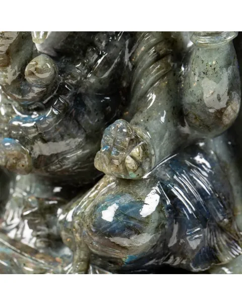 Statua Ganesh Labradorite (6280g)