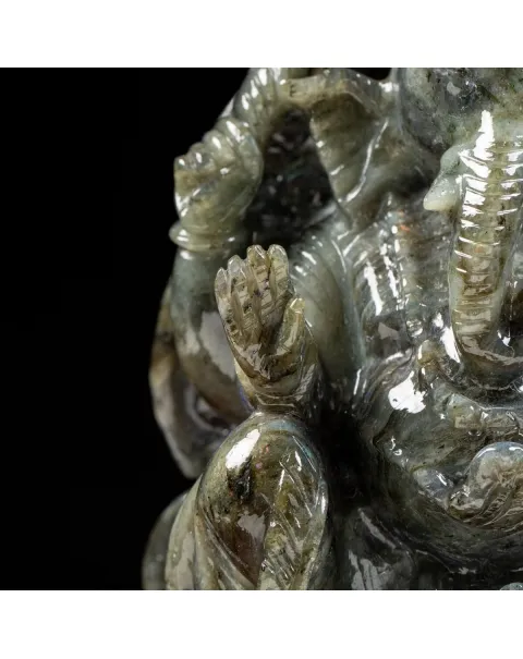 Statua Ganesh Labradorite (6280g)