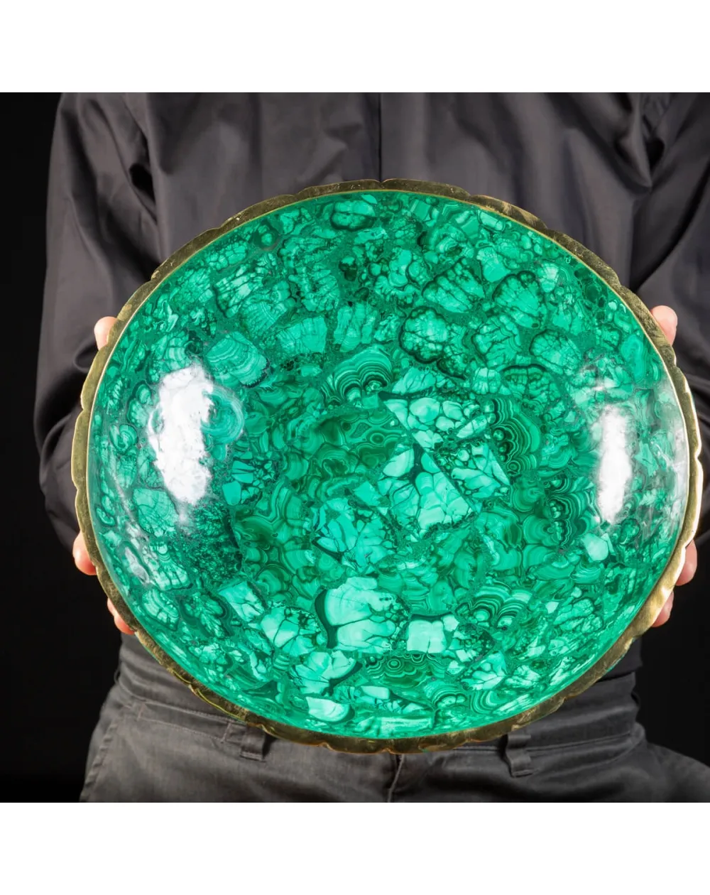 Vassoio in Malachite