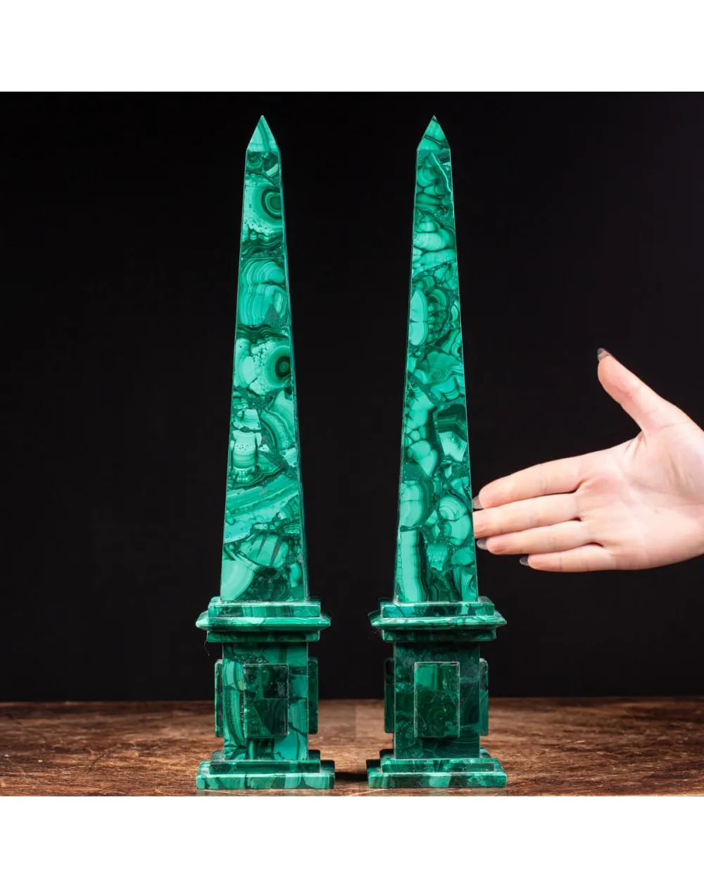 Obelischi in Malachite