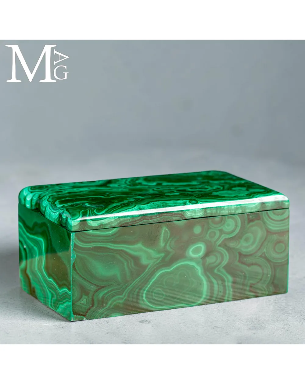 Cofanetto in Malachite Naturale
