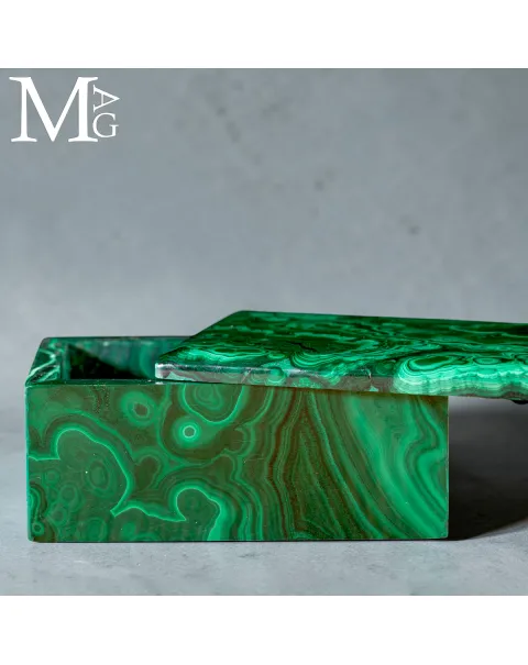 Cofanetto in Malachite Naturale