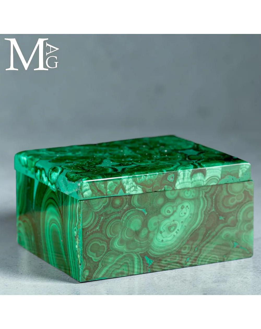 Cofanetto in Malachite Naturale
