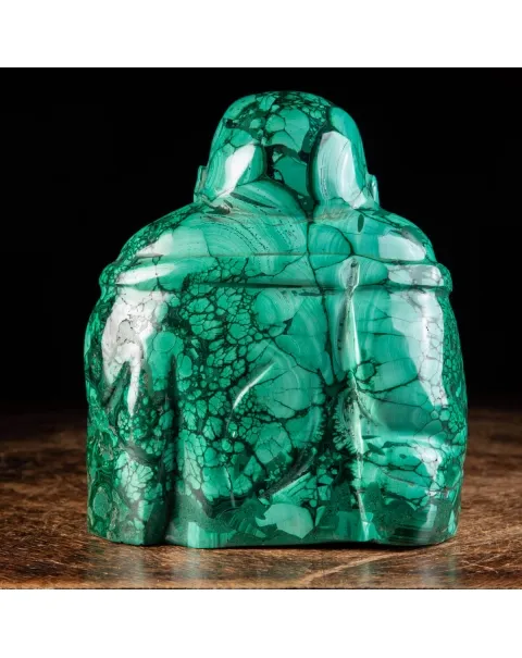 Statua Buddha in Malachite