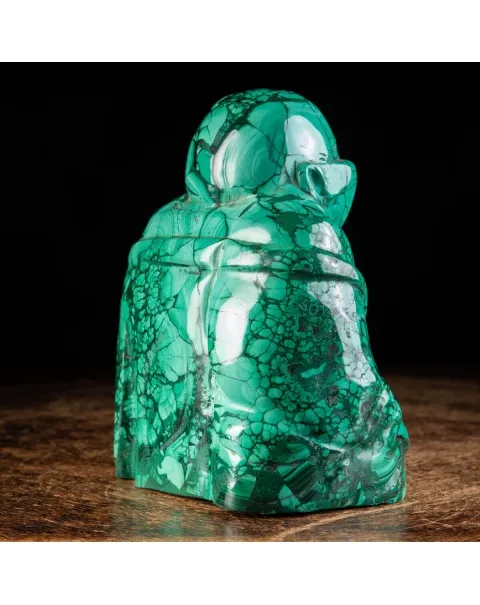 Statua Buddha in Malachite